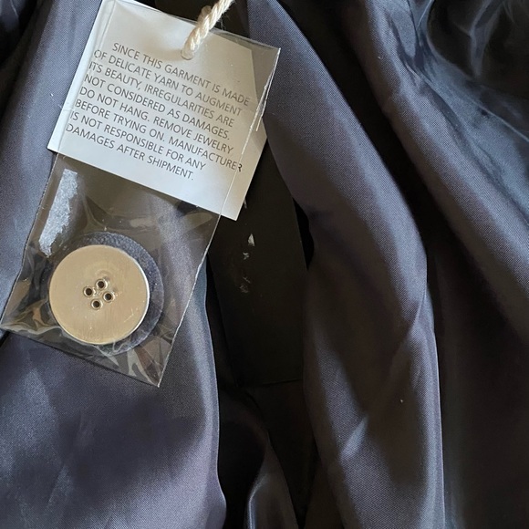 Dolce Cabo Slate Blue Suede Blazer - Picture 7 of 8